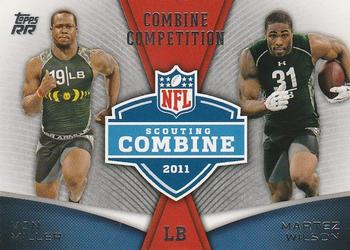 2011 Topps Rising Rookies - Combine Competition #CC-MW Von Miller / Martez Wilson Front