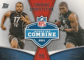 2011 Topps Rising Rookies - Combine Competition #CC-WG D.J. Williams / Virgil Green Front