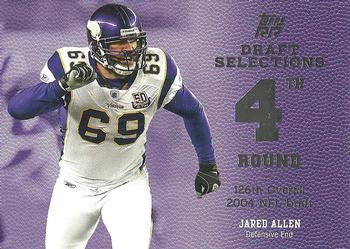 2011 Topps Rising Rookies - Draft Selection #DS-JA Jared Allen Front
