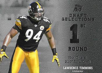 2011 Topps Rising Rookies - Draft Selection #DS-LT Lawrence Timmons Front