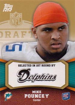 2011 Topps Rising Rookies - Gold #106 Mike Pouncey Front