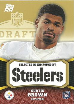 2011 Topps Rising Rookies - Gold #152 Curtis Brown Front
