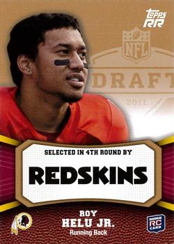 2011 Topps Rising Rookies - Gold #157 Roy Helu Jr. Front