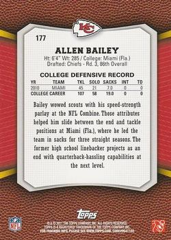 2011 Topps Rising Rookies - Gold #177 Allen Bailey Back