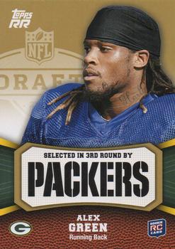 2011 Topps Rising Rookies - Gold #197 Alex Green Front