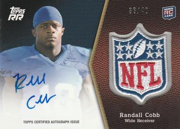 2011 Topps Rising Rookies - NFL Shield Patch Autographs #SRAP-RC Randall Cobb Front
