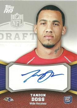 2011 Topps Rising Rookies - Rookie Autographs #141 Tandon Doss Front