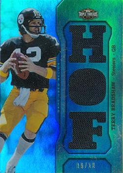 2011 Topps Triple Threads - Relic Emerald #TTR-96 Terry Bradshaw Front