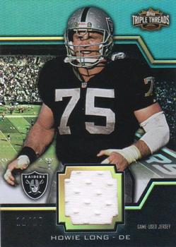 2011 Topps Triple Threads - Unity Relics Emerald #TTUSR-78 Howie Long Front