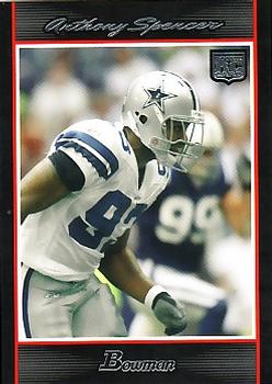 2007 Bowman #181 Anthony Spencer Front