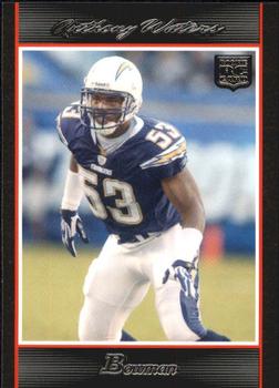 2007 Bowman #249 Anthony Waters Front