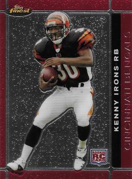 2007 Finest #115 Kenny Irons Front