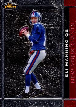 2007 Finest #11 Eli Manning Front