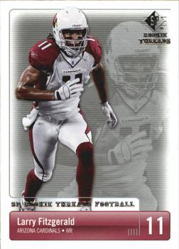 2007 SP Rookie Threads #3 Larry Fitzgerald Front