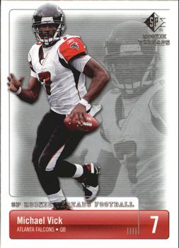 2007 SP Rookie Threads #5 Michael Vick Front