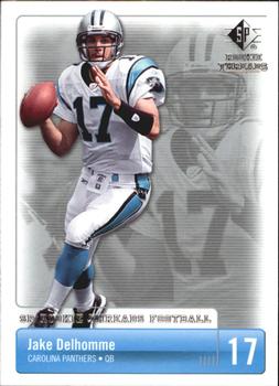 2007 SP Rookie Threads #14 Jake Delhomme Front
