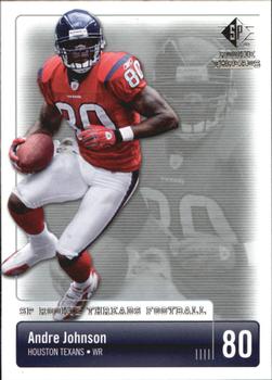 2007 SP Rookie Threads #43 Andre Johnson Front