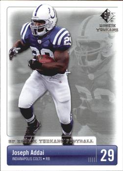 2007 SP Rookie Threads #45 Joseph Addai Front