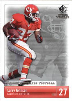2007 SP Rookie Threads #52 Larry Johnson Front