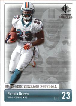 2007 SP Rookie Threads #55 Ronnie Brown Front