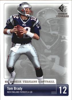 2007 SP Rookie Threads #61 Tom Brady Front