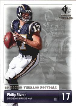 2007 SP Rookie Threads #81 Philip Rivers Front