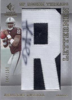 2007 SP Rookie Threads #113 JaMarcus Russell Front
