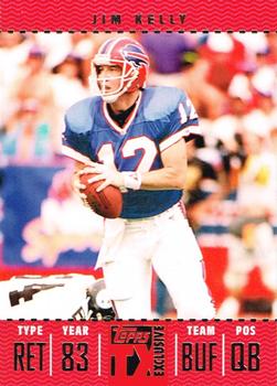 2007 Topps TX Exclusive #208 Jim Kelly Front