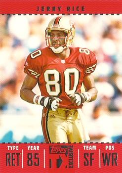 2007 Topps TX Exclusive #223 Jerry Rice Front