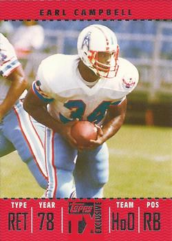 2007 Topps TX Exclusive #211 Earl Campbell Front