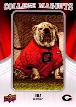 2012 Upper Deck - College Mascots Manufactured Patches #CM-18 UGA Front