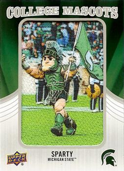 2012 Upper Deck - College Mascots Manufactured Patches #CM-26 Sparty Front