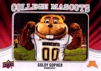 2012 Upper Deck - College Mascots Manufactured Patches #CM-27 Goldy Gopher Front