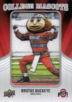 2012 Upper Deck - College Mascots Manufactured Patches #CM-35 Brutus Buckeye Front
