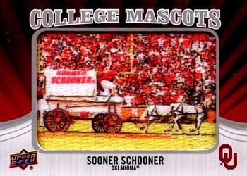 2012 Upper Deck - College Mascots Manufactured Patches #CM-36 Sooner Schooner Front