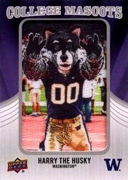 2012 Upper Deck - College Mascots Manufactured Patches #CM-57 Harry the Husky Front