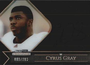 2012 Press Pass Showcase #SC-CG Cyrus Gray Front