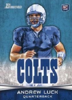 2012 Bowman #150 Andrew Luck Front