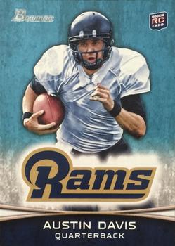 2012 Bowman #186 Austin Davis Front