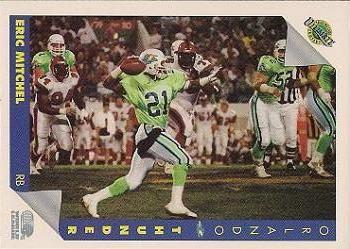 1992 Ultimate WLAF #121 Eric Mitchel Front