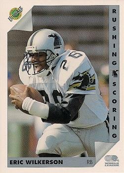 1992 Ultimate WLAF #16 Eric Wilkerson Front