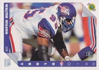 1992 Ultimate WLAF #177 Walter Wilson Front