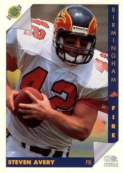 1992 Ultimate WLAF #21 Steven Avery Front