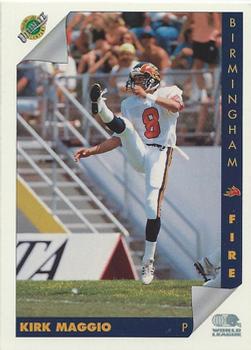 1992 Ultimate WLAF #30 Kirk Maggio Front