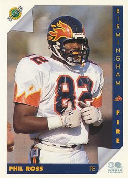 1992 Ultimate WLAF #33 Phil Ross Front