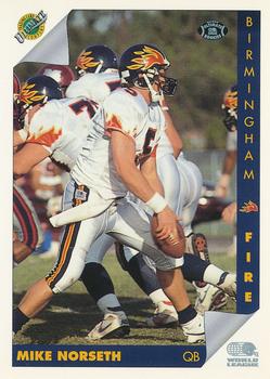 1992 Ultimate WLAF #34 Mike Norseth Front