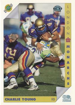 1992 Ultimate WLAF #67 Charlie Young Front