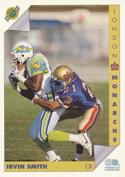 1992 Ultimate WLAF #69 Irvin Smith Front