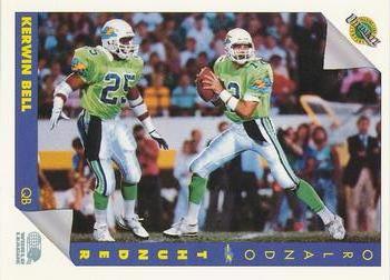 1992 Ultimate WLAF #117 Kerwin Bell Front