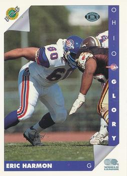 1992 Ultimate WLAF #169 Eric Harmon Front